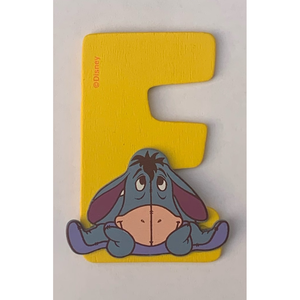 Lettere in Legno Winnie the Pooh Lettera e Ih-Oh Giallo - 50004e