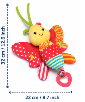 Peluche Farfalla Carion Activity Femminuccia con Giochi Cm.32 Venturelli - 785103/1