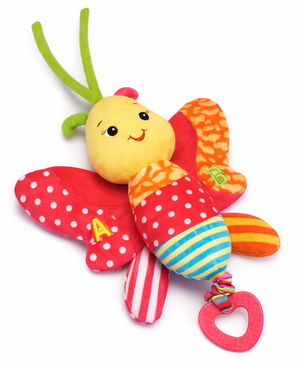 Peluche Farfalla Carion Activity Femminuccia con Giochi Cm.32 Venturelli - 785103/1