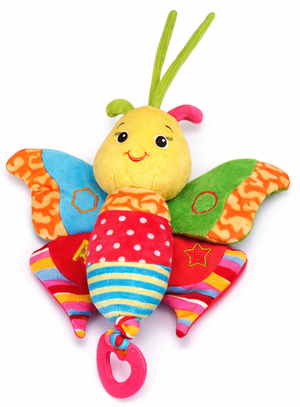 Peluche Farfalla Carion Activity Femminuccia con Giochi Cm.32 Venturelli - 785103/3