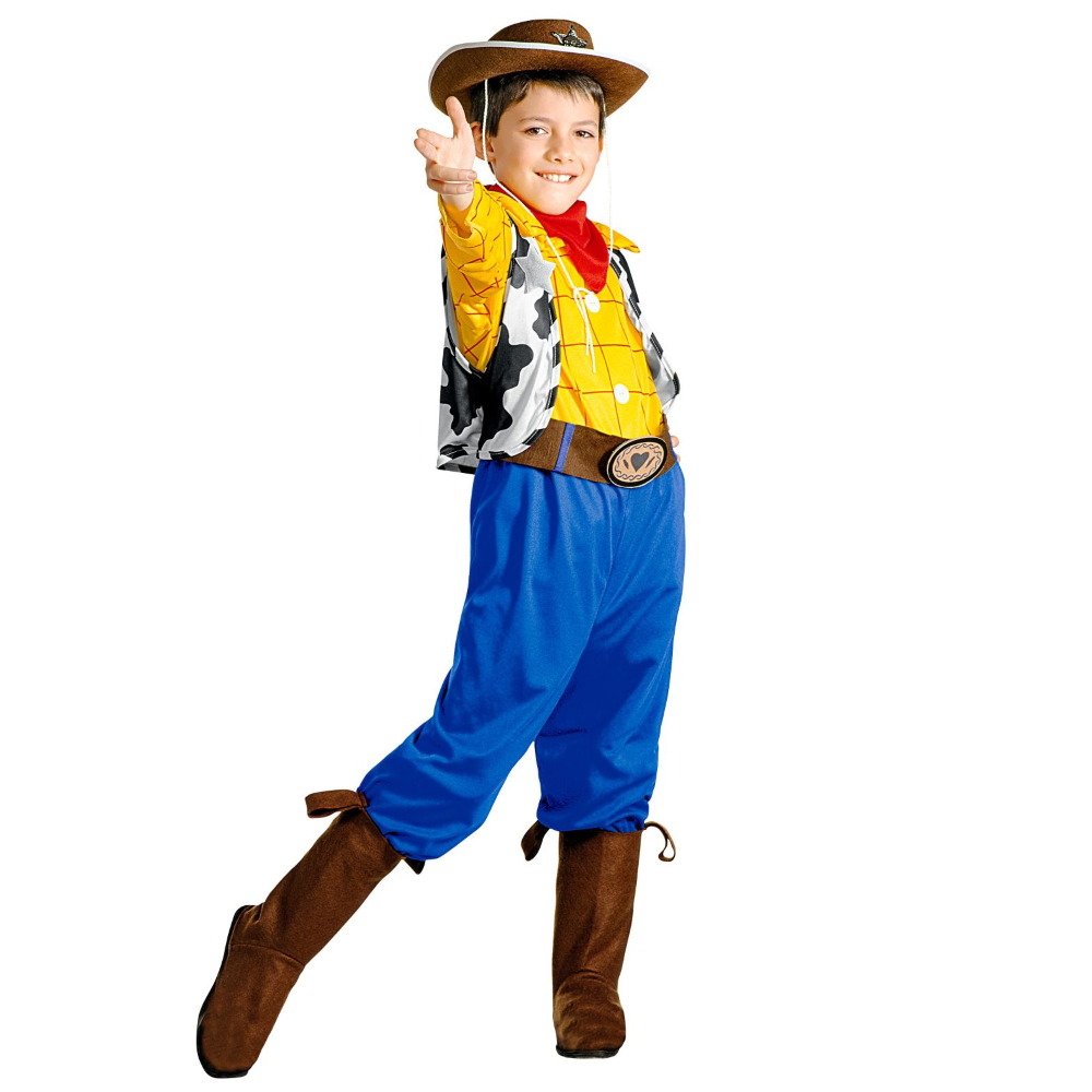 Costume Vestito Abito Travestimento Carnevale Cosplay Bambino Billy Cowboy - 3833