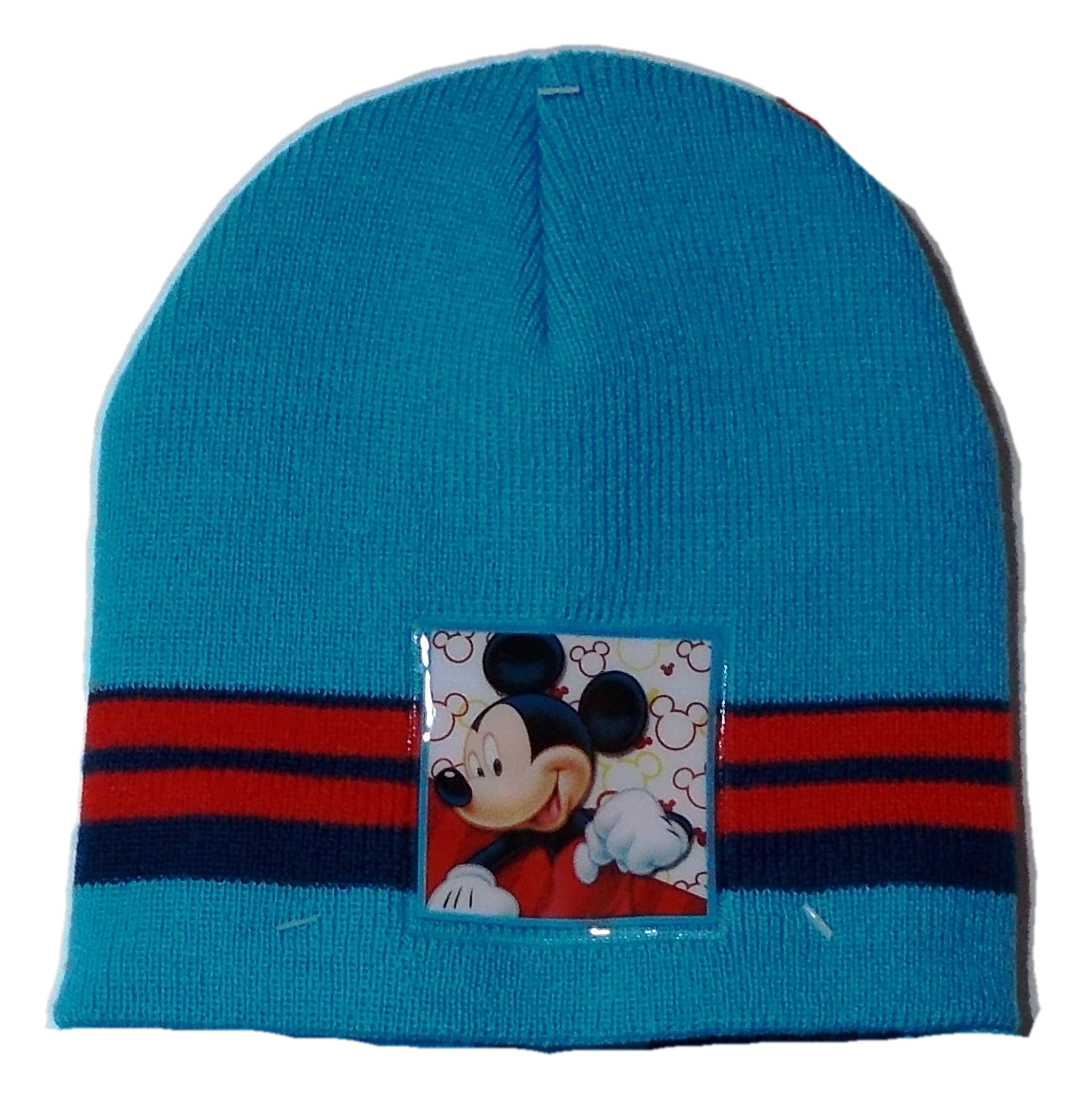 Cappello Invernale Bambino Topolino DISNEY 3/10 Anni - D11259 Azzurro