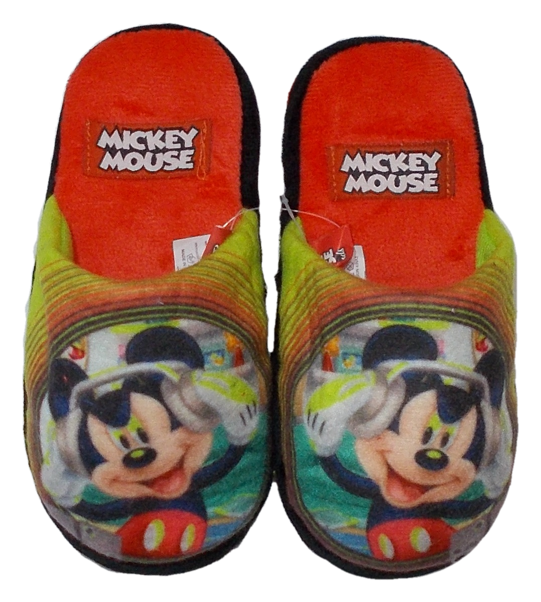Ciabatte Pantofole Topolino Invernali DISNEY Scarpe Babuccie da 27 Al 34 - D93602 Arancio