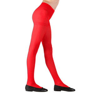 Calze Collant Rosso Accessori Abito Travestimento Vestito Carnevale Halloween Cosplay - 2052r