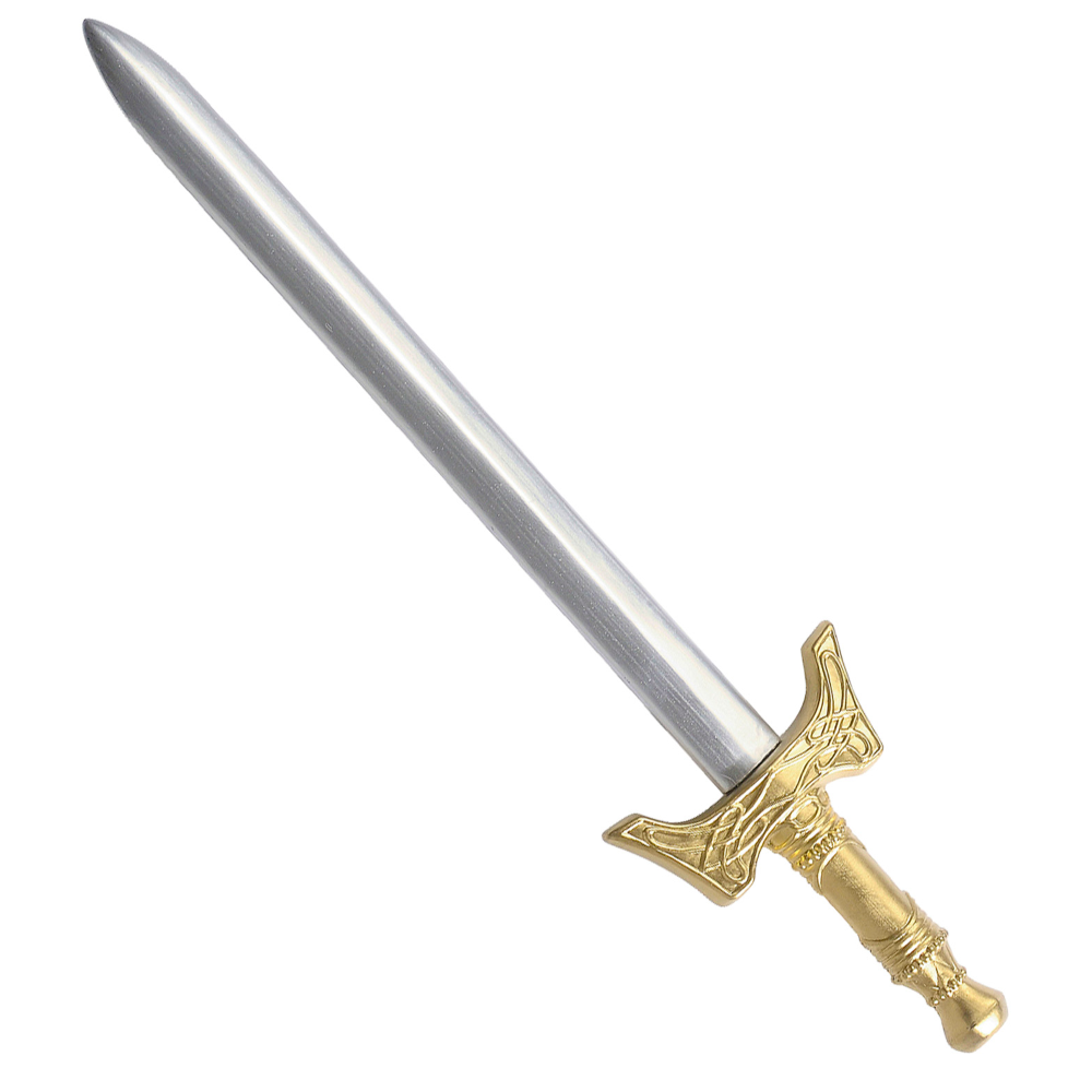 Spada Del Re Metallizata Accessori per Abito Vestito Carnevale Bambino