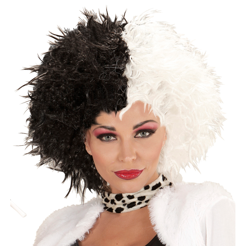 Parrucca Demonia Accessori per Abito Vestito Travestimento Carnevale - 93320