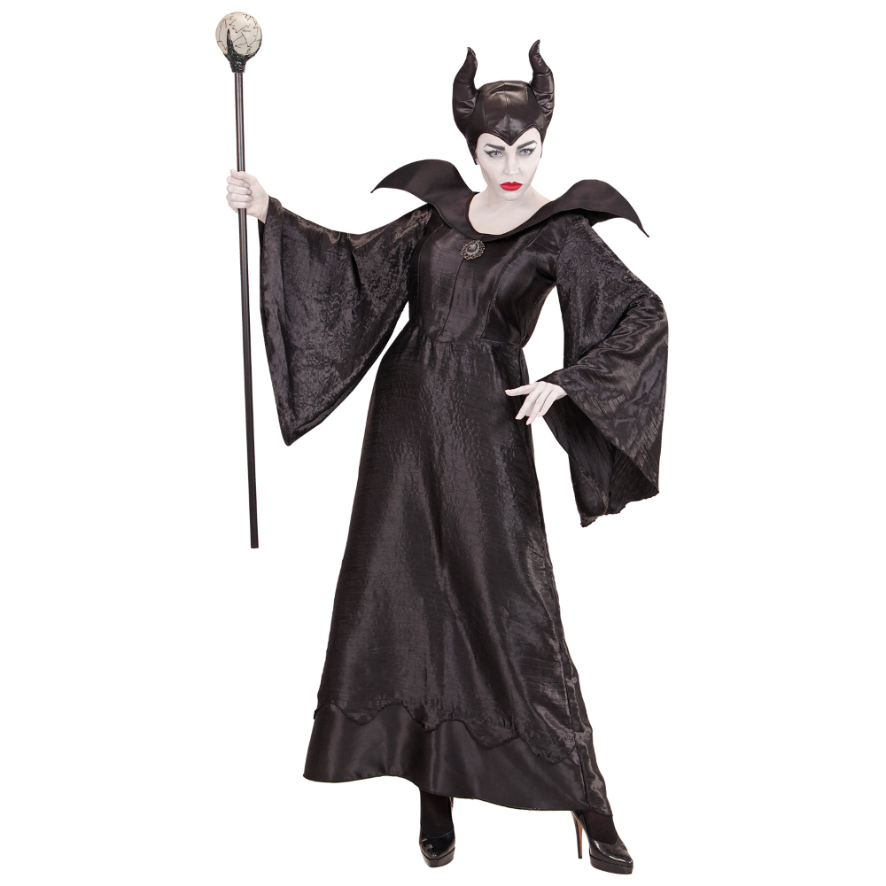 Costume Vestito Abito Travestimento Carnevale Halloween Cosplay Adulto - Malefica - 0370
