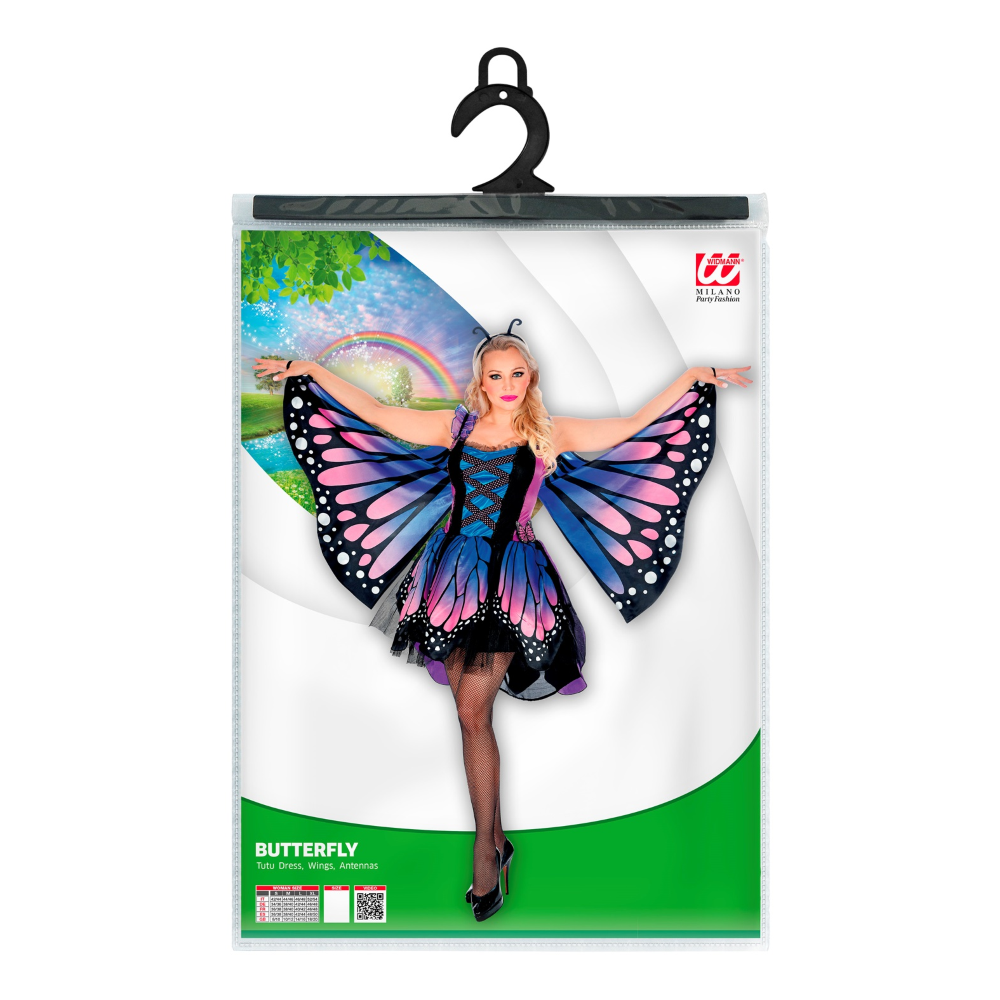 Costume Vestito Abito Travestimento Carnevale Adulto - Farfalla - 0759