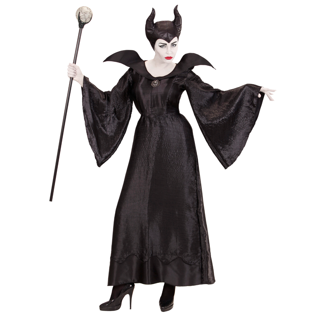 Costume Vestito Abito Travestimento Carnevale Halloween Cosplay Adulto - Malefica - 0370