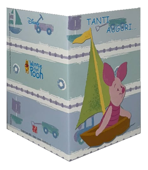 Biglietto Auguri Winnie the Pooh con Pimpi Biglietto di Compleanno DISNEY