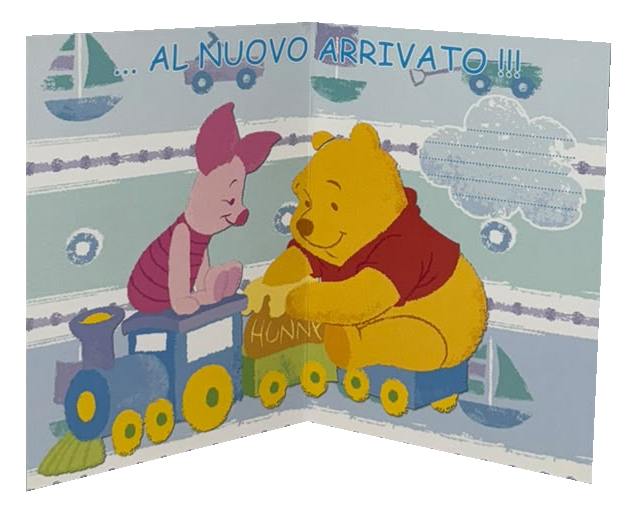 Biglietto Auguri Winnie the Pooh con Pimpi Biglietto di Compleanno DISNEY
