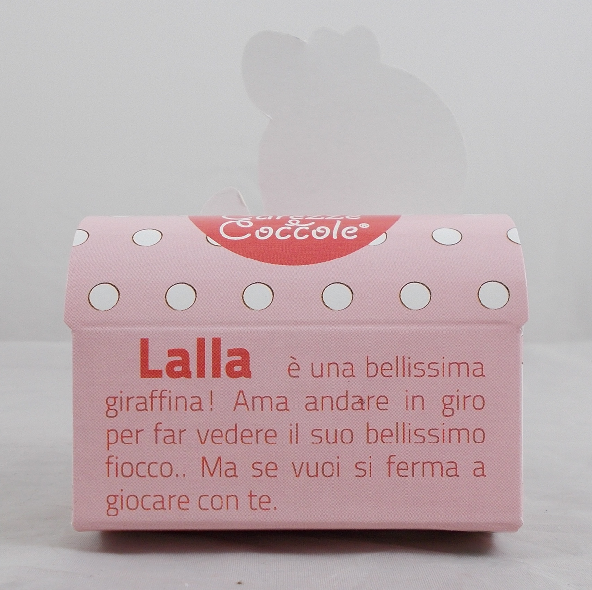 Bomboniere Astuccio Scatoline Rosa Portaconfetti Animali Cm. 7x10x4 /2 - Q013511