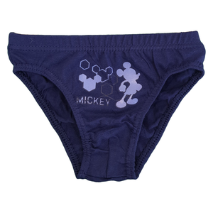 Set 3 Mutandine Mickey Mouse DISNEY Topolino Slip 100% Cotone 2/6 Anni Bambino- Mic1505