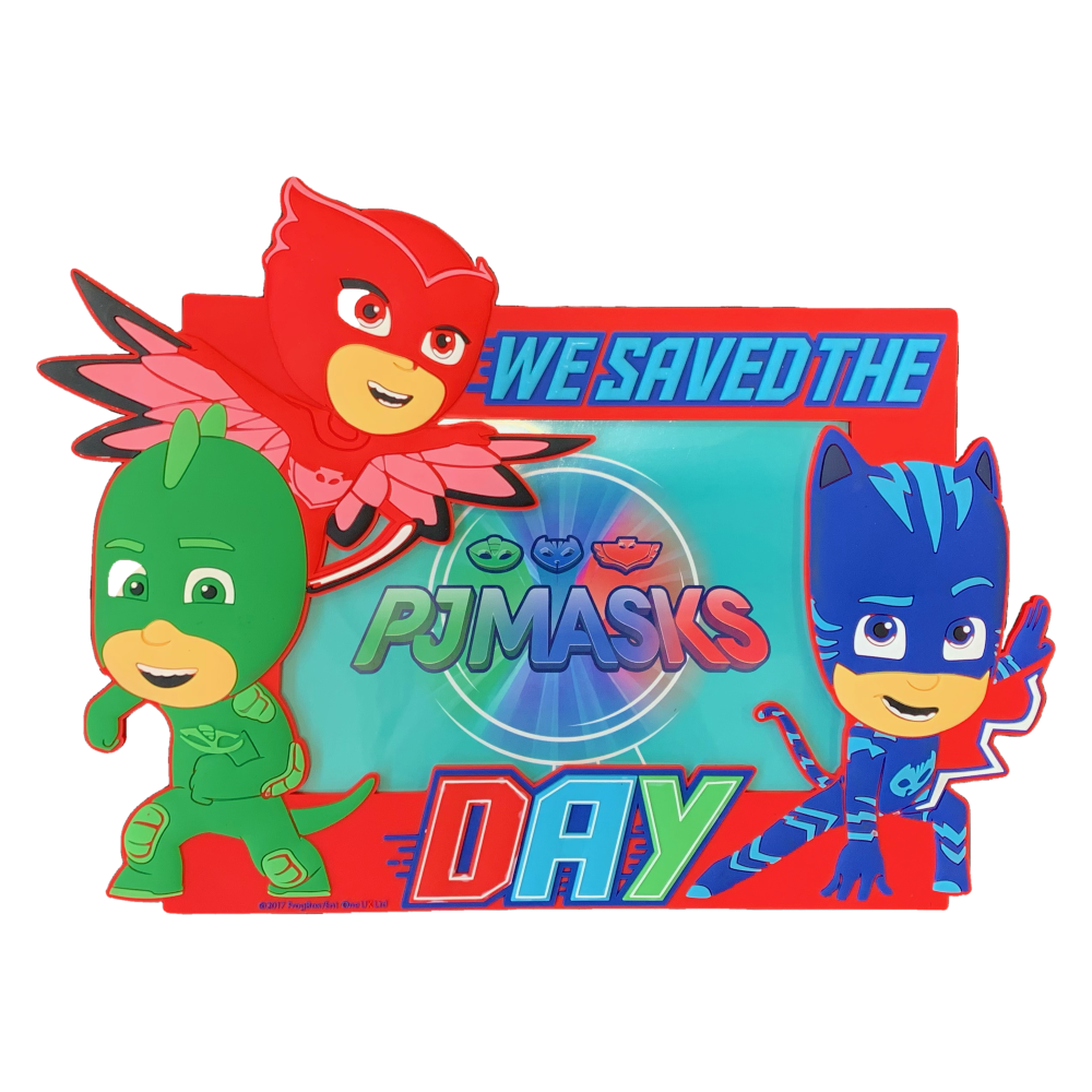 Portafoto Pj Masks 3d Super Pigiamini Gattoboy Gufetta Geko 15x10 CM - Pf01pj