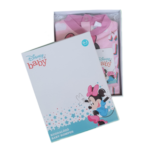 Tutina Lunga con Piedini Minnie Mouse DISNEY 100% Cotone 0/6 Mesi - Min1610/2