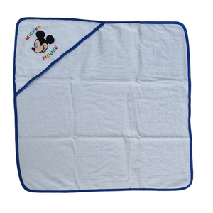 Accappatoio Triangolo Topolino Mickey Mouse DISNEY Neonato Bambino Asciugamano in Cotone - Mic1726/3
