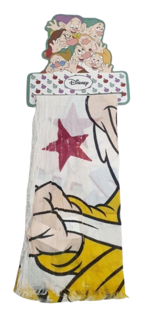 Foulard Mammolo Sette Nani DISNEY Sciarpa Pareo 50x180 CM in Viscosa - D84902