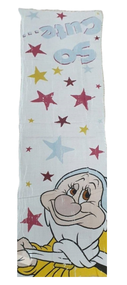 Foulard Mammolo Sette Nani DISNEY Sciarpa Pareo 50x180 CM in Viscosa - D84902