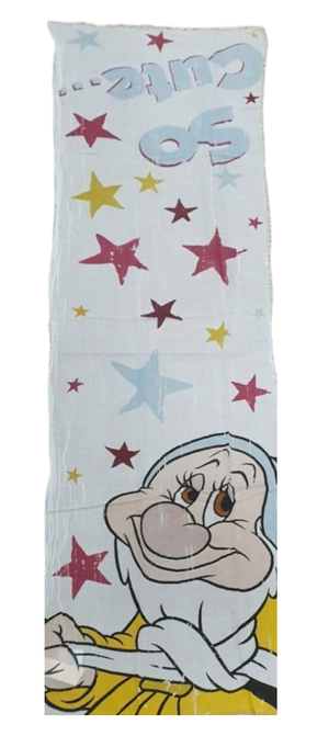 Foulard Mammolo Sette Nani DISNEY Sciarpa Pareo 50x180 CM in Viscosa - D84902