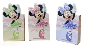 Bomboniera Astuccio Minnie Ballerina DISNEY Scatolina Kit 10 Pezzi Senza Confetti