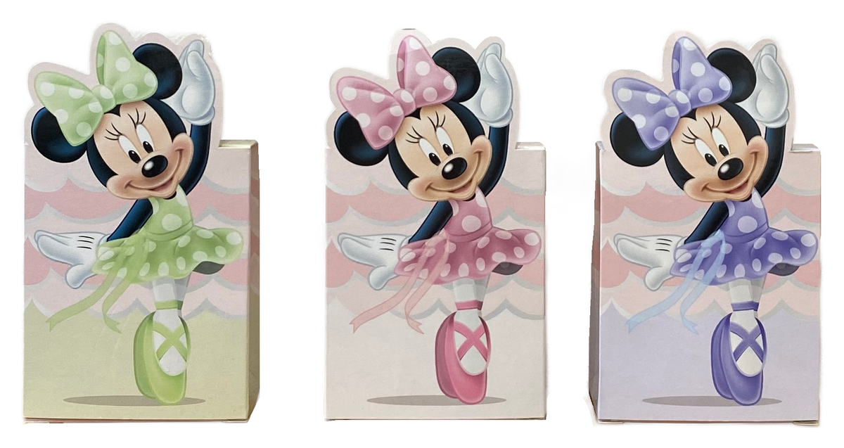 Bomboniera Astuccio Minnie Ballerina DISNEY Scatolina Kit 10 Pezzi Senza Confetti