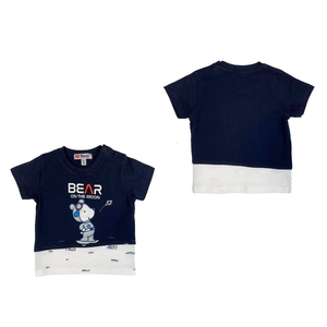 T-Shirt Yours Manica Corta Neonato Bambino 9/30 Mesi  - Ay904