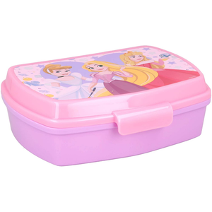 Set Borraccia e Portamerenda Principesse DISNEY 2 Pezzi in Plastica Riutilizzabile Bpa Free