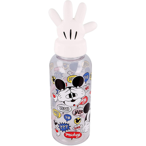 Borraccia con Tappo Svitabile 3d Mickey Mouse DISNEY Topolino 560 Ml in Tritan - St10108