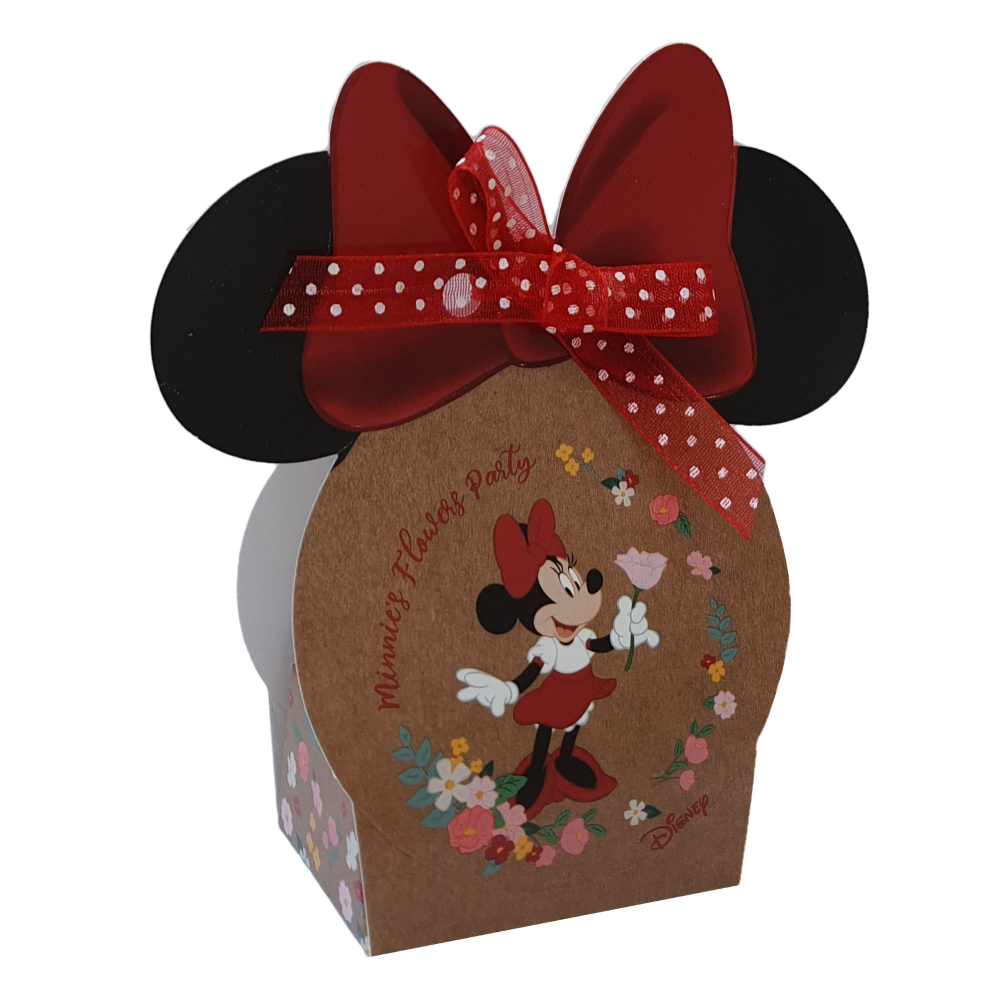 Bomboniera Astuccio Minnie DISNEY Faccia Scatolina Portaconfetti Flowers - 68223