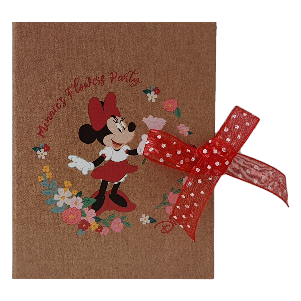 Bomboniera Astuccio Minnie DISNEY Libro Scatolina Portaconfetti Flowers - 68220
