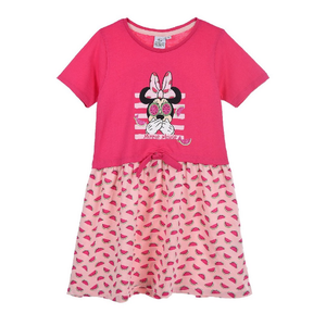 Scamiciata Minnie Mouse DISNEY Bambina Sun City 3/8 Anni - Ue1019fuxia