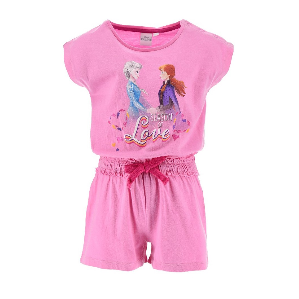 Tuta Intera Frozen Ii DISNEY Elsa Anna Bambina Sun City 4/8 Anni - Ue1073rosa