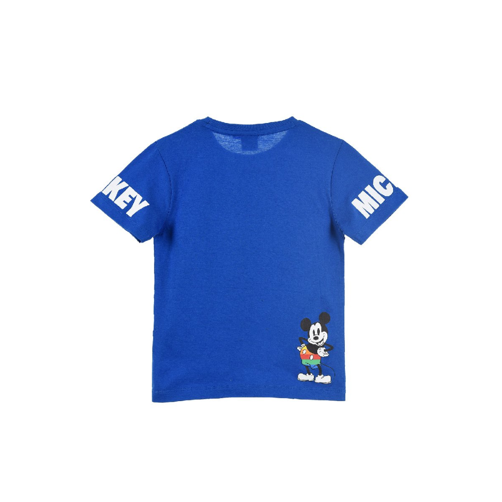 T-Shirt M.c. Mickey Mouse DISNEY Topolino Maglietta Bambino Sun City 3/8 Anni - Ue1165blu