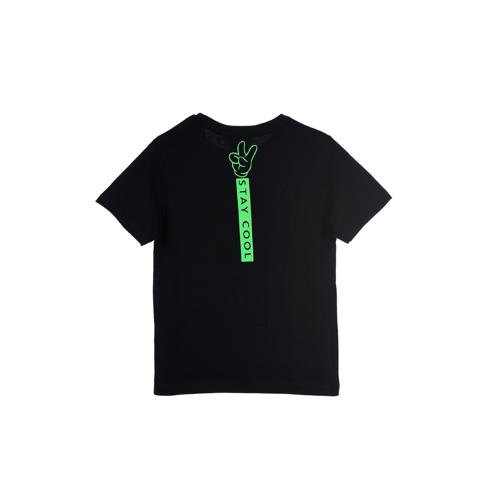 T-Shirt M.c. Mickey Mouse DISNEY Topolino Maglietta Bambino Sun City 3/8 Anni - Ue1166nero