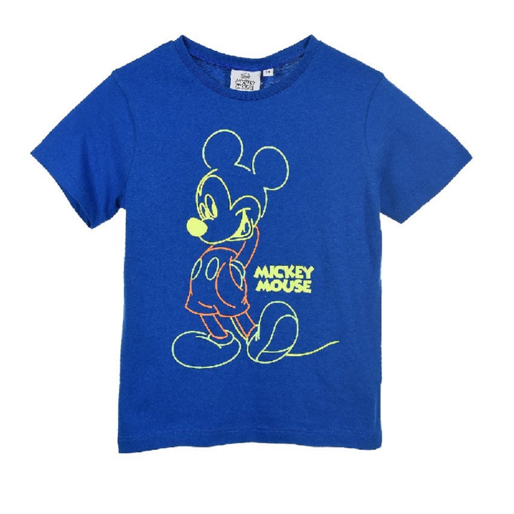 T-Shirt M.c. Mickey Mouse DISNEY Topolino Maglietta Bambino Sun City 3/8 Anni - Ue1171blu