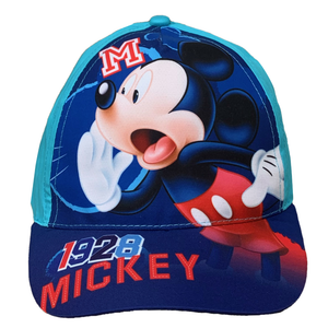 Cappello Mickey Mouse DISNEY Topolino con Visiera Estivo Maschietto Tg 52/54 - Mic2122-1670/c