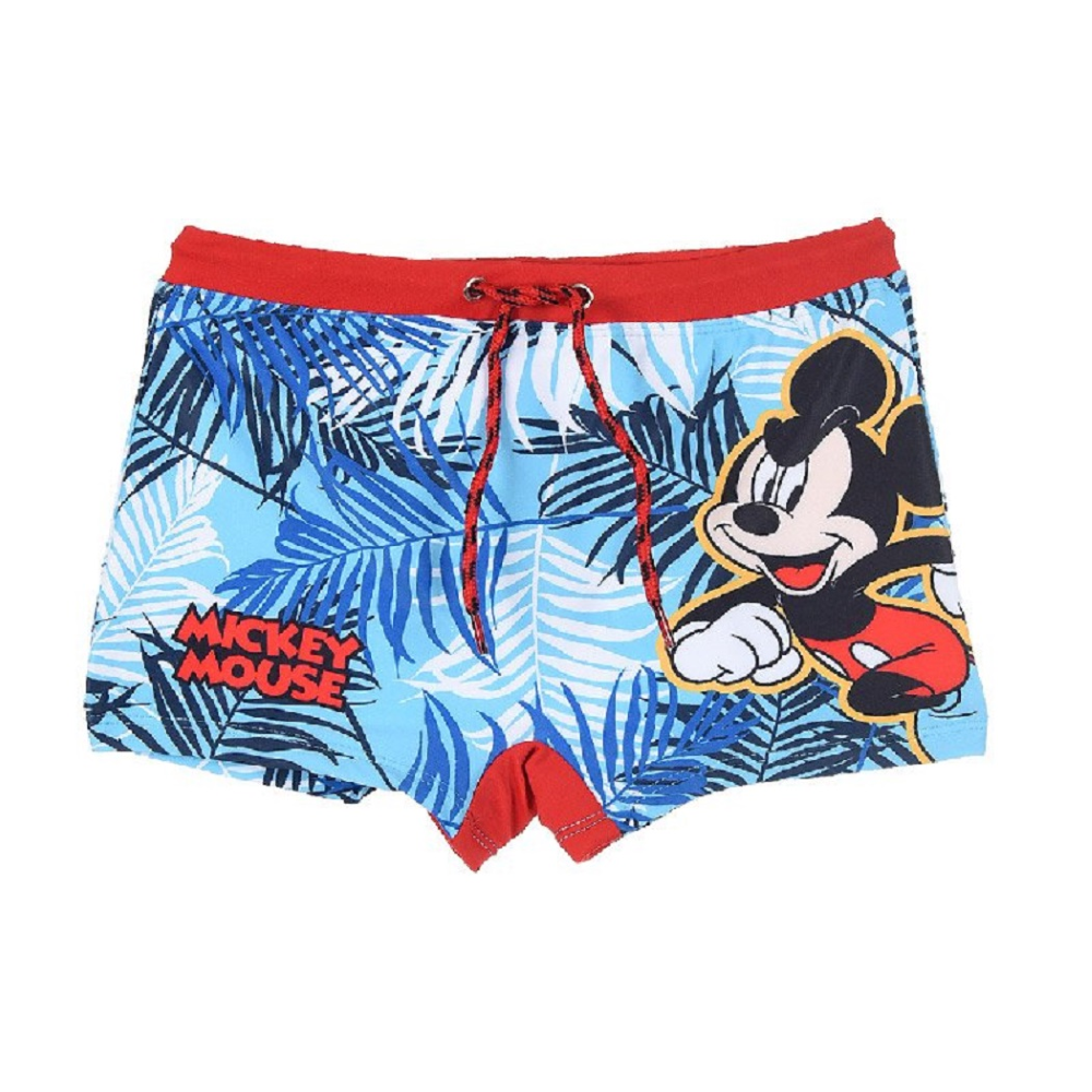 Costume Mare Mickey Mouse DISNEY Topolino Parigamba Pantaloncino Bambino - Ue1928rosso