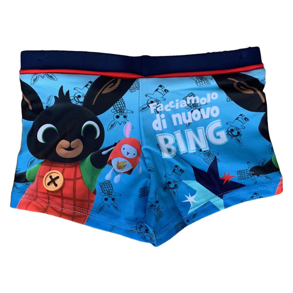Costume Mare Bing Pando Parigamba Pantaloncino Bambino 3/6 Anni - Et6609blu