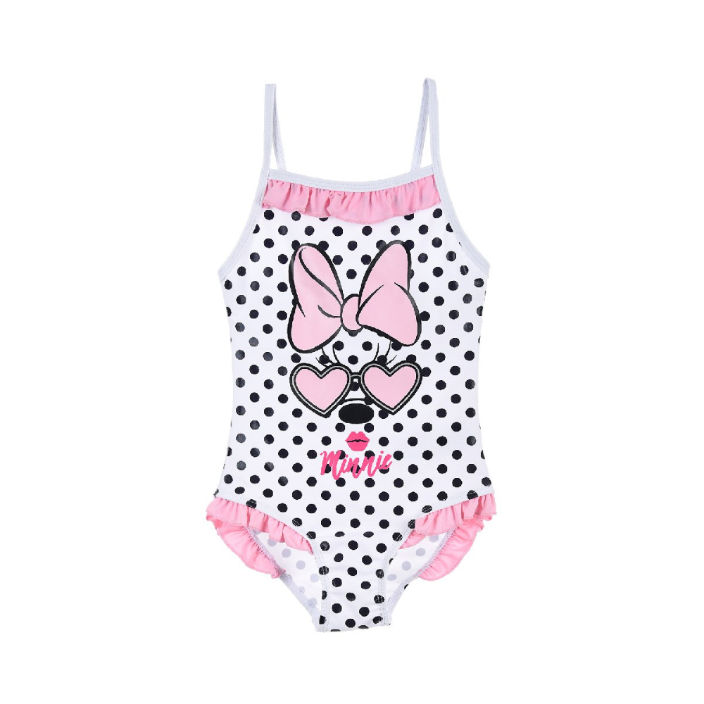 Costume Mare Minnie Mouse DISNEY Intero Bambina - Ue1818bianco