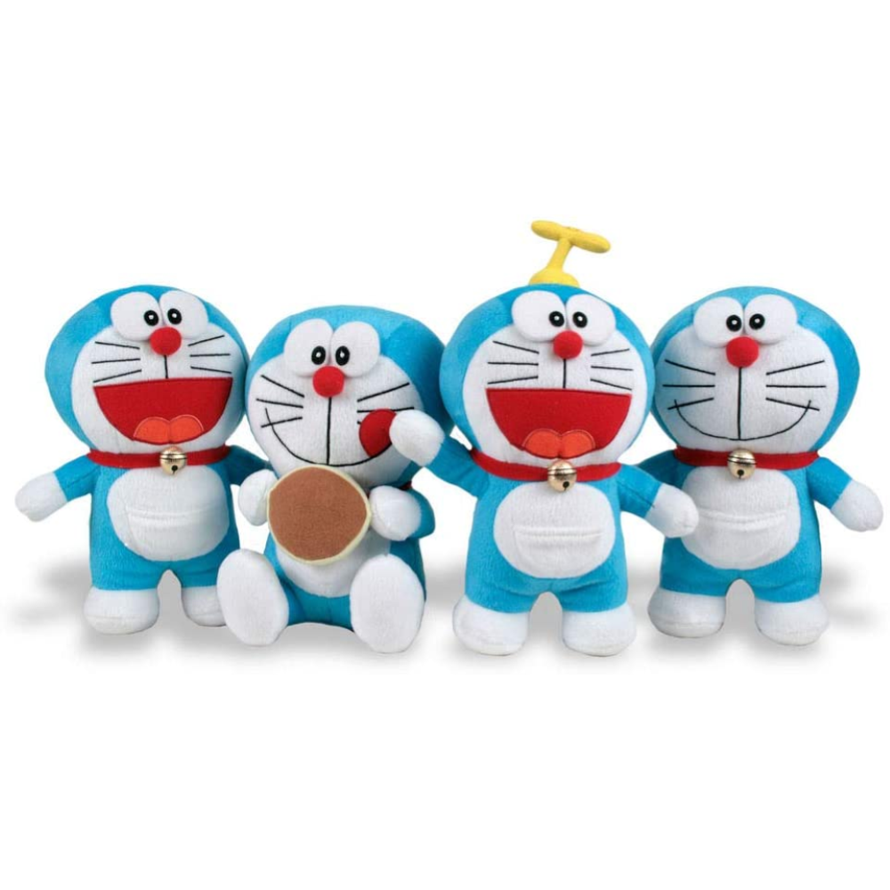 Peluche Doraemon Assortito Sorriso Elica Risata Dorayaki Pupazzo Cm. 25 - 760010540