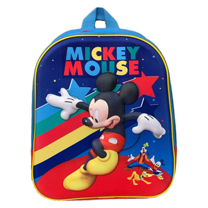 Zaino Asilo 3d Mickey Mouse DISNEY Topolino Borsa Scuola Cm.32 - Mic0727