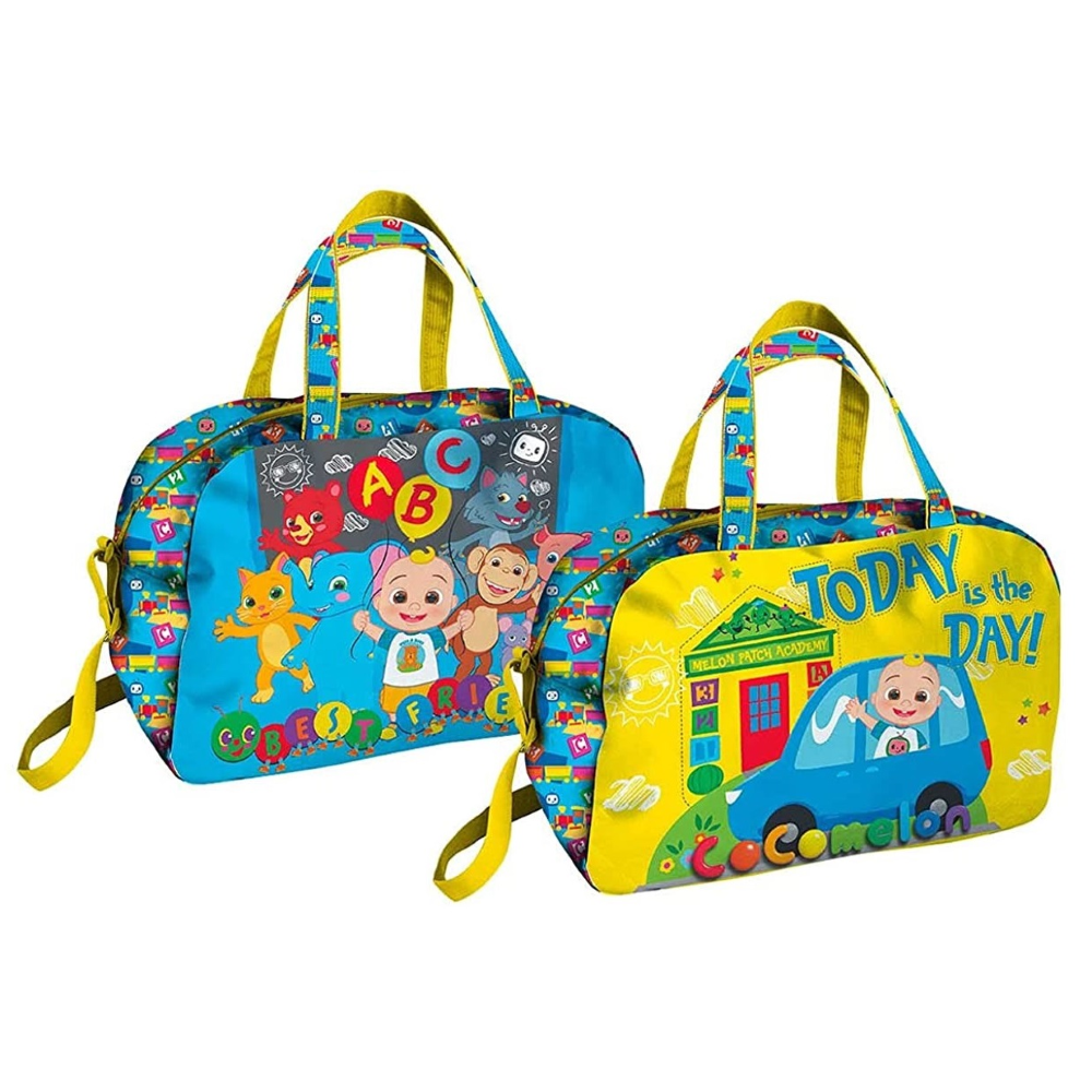 Borsa Palestra Cocomelon Jj Borsone da Viaggio Bambino Palestra Cm. 40x26x21 - O03134mc
