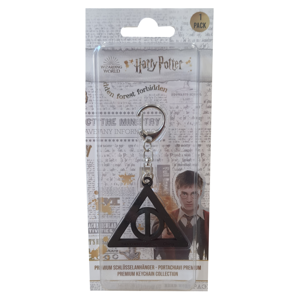 Portachiavi Simbolo Dei Doni Della Morte Harry Potter in Metallo in Confezione - 47304/2