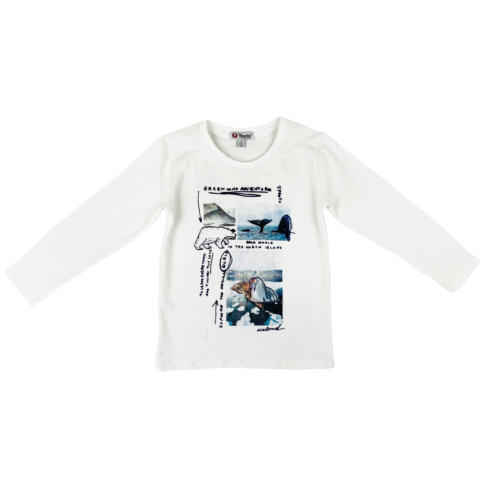 T-Shirt M.l. Yours Baby Bambino 100% Co - Ay2295