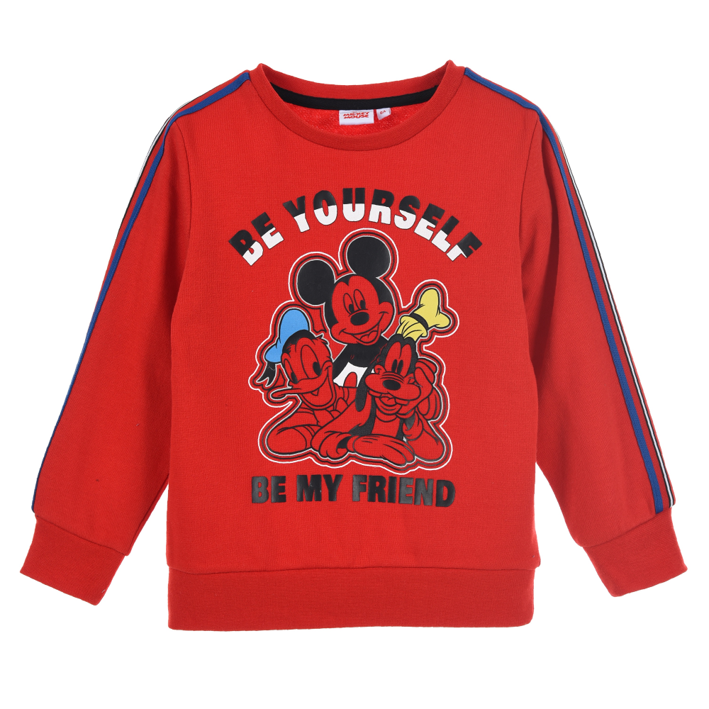 Maglione Mickey Mouse DISNEY Topolino Maglietta Bambino Sun City - Hu1230rosso