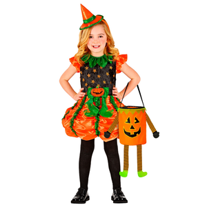 Borsetta Dolcetto O Scherzetto con Gambe Braccia e Maniglia Accessori Halloween Carnevale Cosplay Bambina