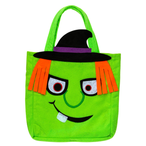 Borsetta Dolcetto O Scherzetto Fluo Accessori Halloween Carnevale Bambina - 00783