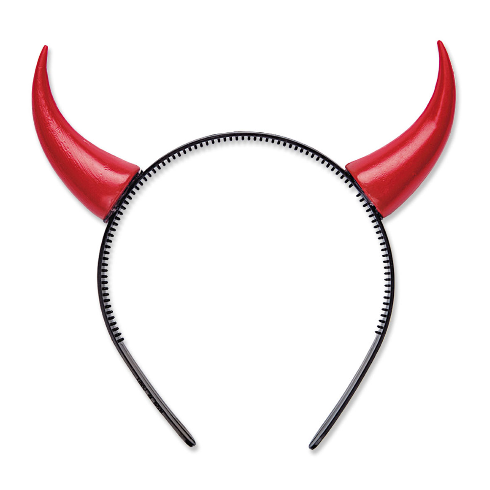 Cerchietto Corna Rosse Accessori Carnevale Halloween - 5483c