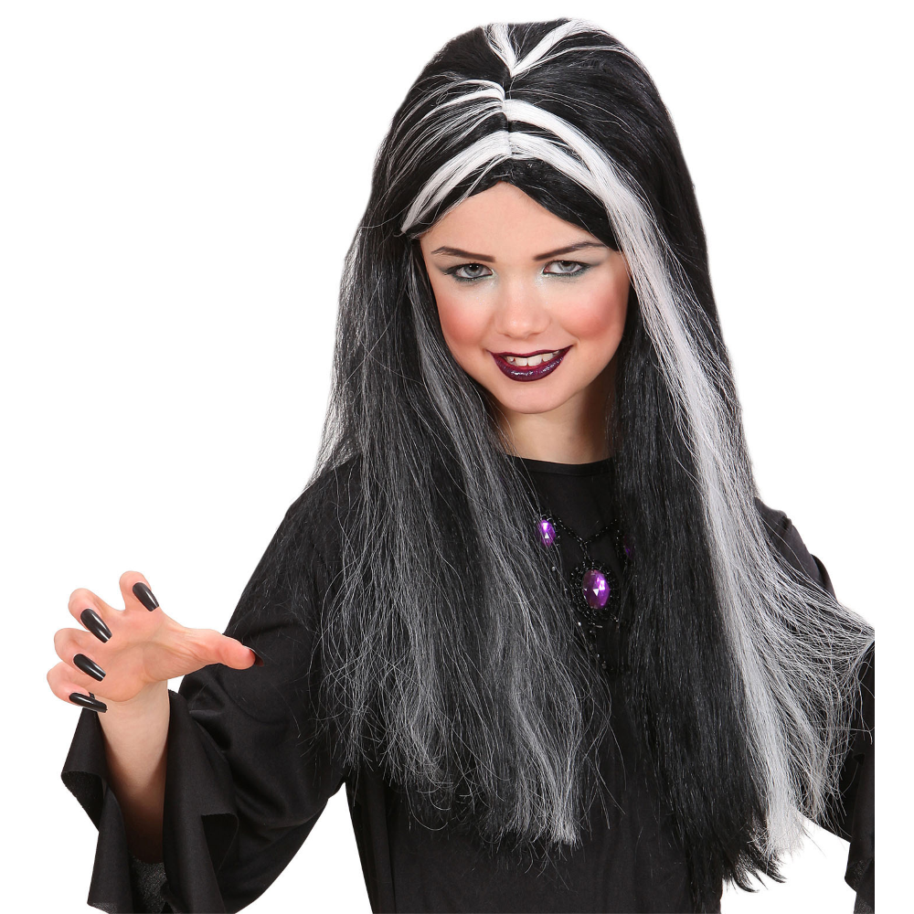 Parrucca Strega Accessori per Abito Vestito Travestimento Halloween - 6279s