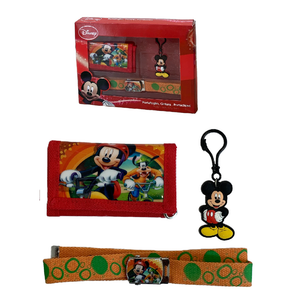 Portafoglio Cintura e Portachiave DISNEY Topolino H 12 CM L 23 CM